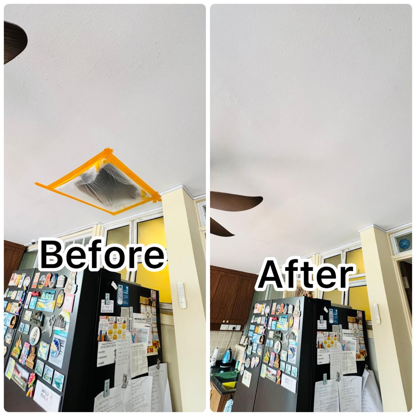 Ceiling Hole Repair & Restoration Service in Singapore